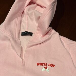 White Fox Boutique Pink Hoodie
